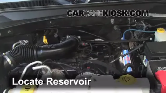 2011 Dodge Nitro Heat 3.7L V6 Líquido limpiaparabrisas Agregar líquido